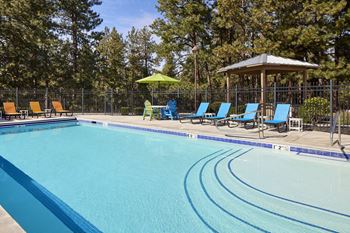 Shimmering pool